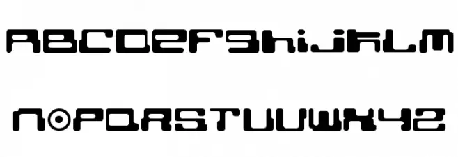 Cybertown Subterranean फ़ॉन्ट अपरकेस