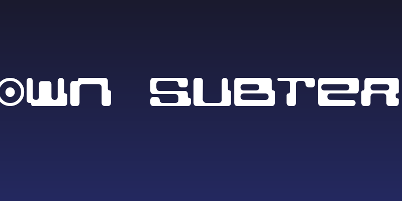 Cybertown Subterranean Social Header
