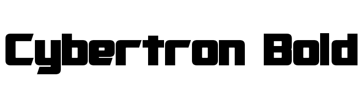 Cybertron Bold  Frei Schriftart Herunterladen