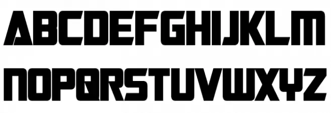 Cybertron Condensed Bold Fonte MAIÚSCULAS