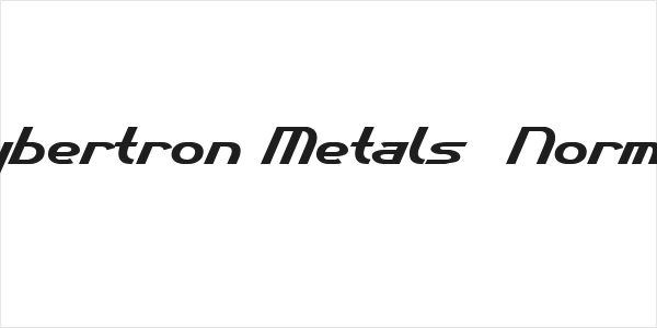 Cybertron Metals  Normal Logo