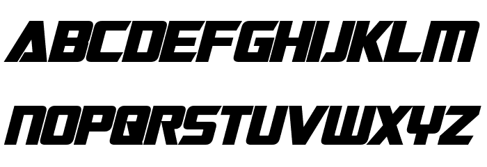 Cybertron Moviecaps Bold Italic Font LOWERCASE