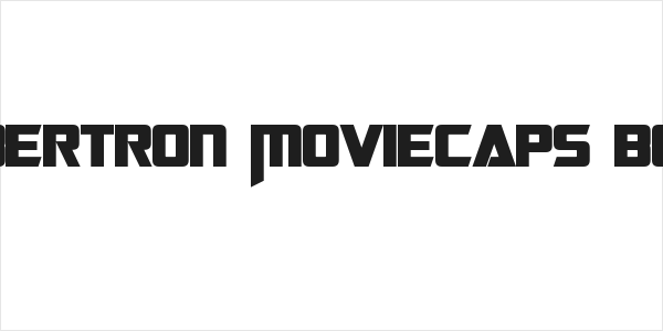 Cybertron Moviecaps Bold Logo