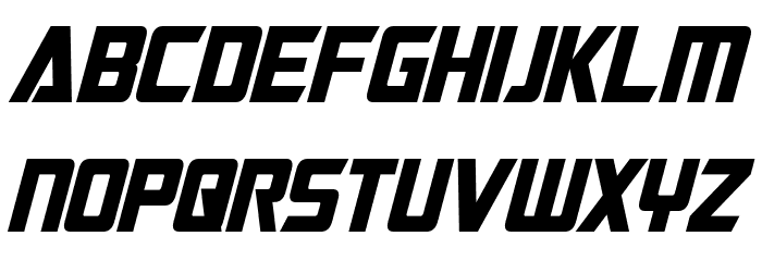 Cybertron Moviecaps Italic Шрифта строчной