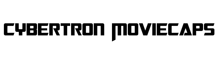 Cybertron Moviecaps  免费字体下载