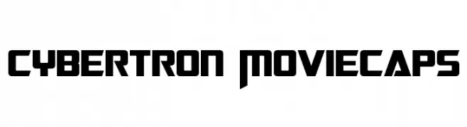 Cybertron Moviecaps  les polices de caractères gratuit tlcharger