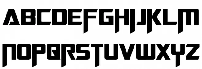 Cybertron Moviecaps Fonte MAIÚSCULAS