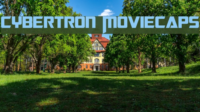 Cybertron Moviecaps Font examples