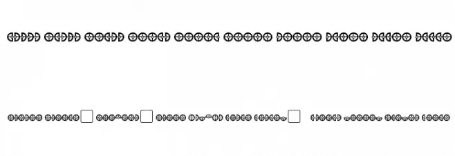 Cybertron OpCode Font OTHER CHARS