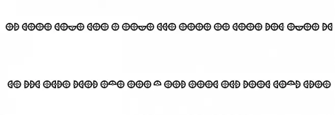 Cybertron OpCode Schriftart Kleinbuchstaben