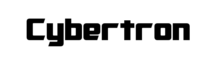 Cybertron  Скачать бесплатные шрифты