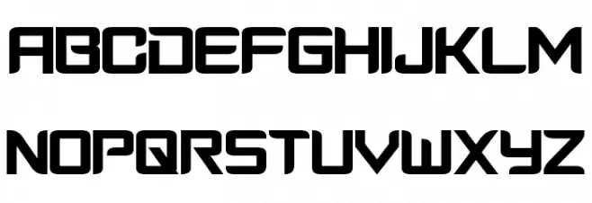 Cyberverse Bold Fuentes MAYÚSCULAS