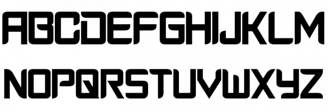 Cyberverse Condensed Bold خط أحرف كبيرة
