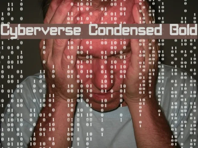 Cyberverse Condensed Bold Example 1