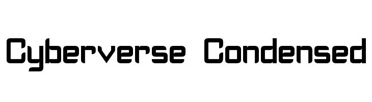 Cyberverse Condensed Font