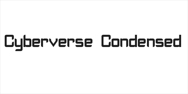 Cyberverse Condensed Logo