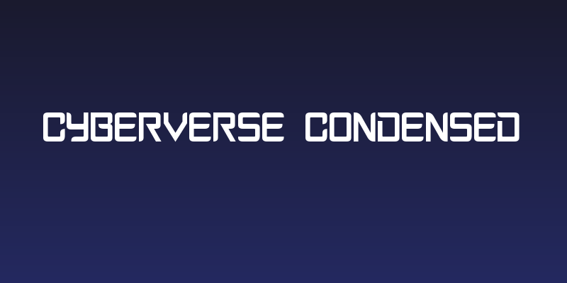 Cyberverse Condensed Social Header