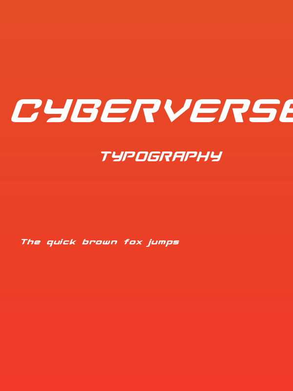 Cyberverse Oblique Poster