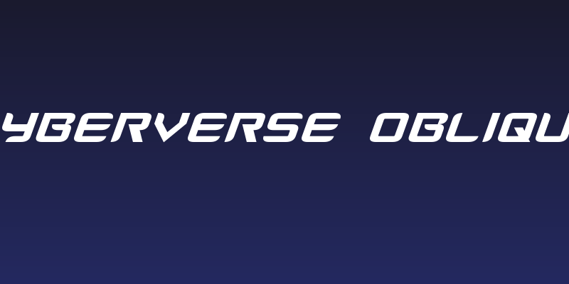 Cyberverse Oblique Social Header