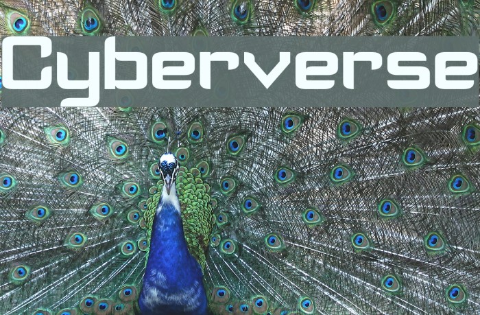 Cyberverse Font examples