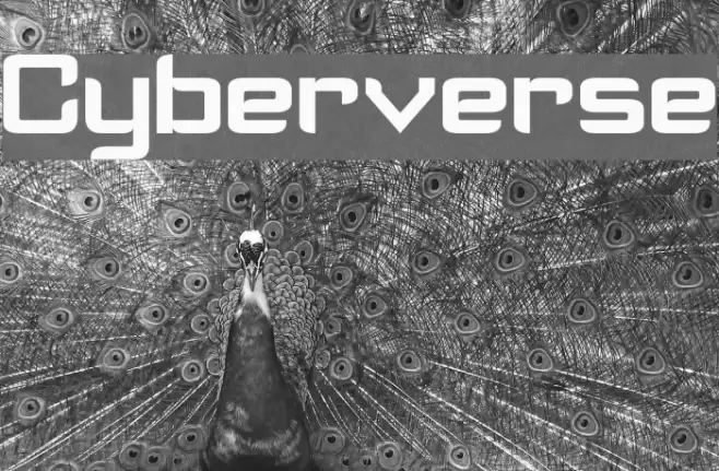 Cyberverse Шрифта examples