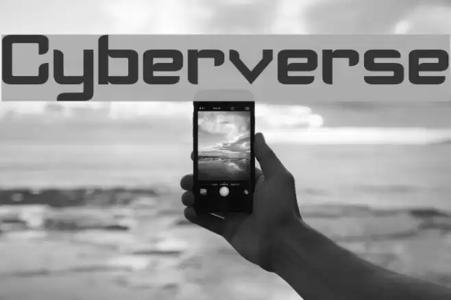 Cyberverse Шрифта examples