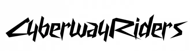 Cyberway Riders  Frei Schriftart Herunterladen