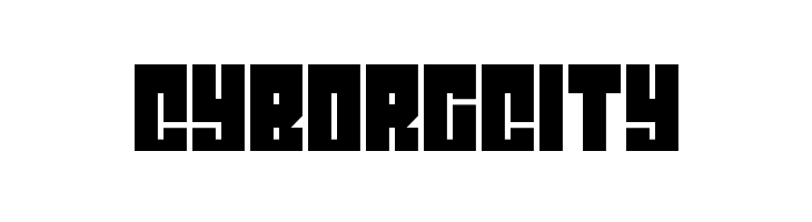 Cyborg City  baixar fontes gratis