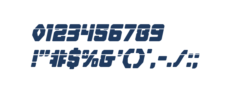 Cyborg Rooster Laser Italic Other Characters