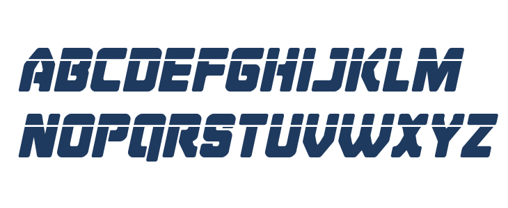 Cyborg Rooster Laser Italic Lowercase