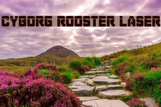 Cyborg Rooster Laser Example 2