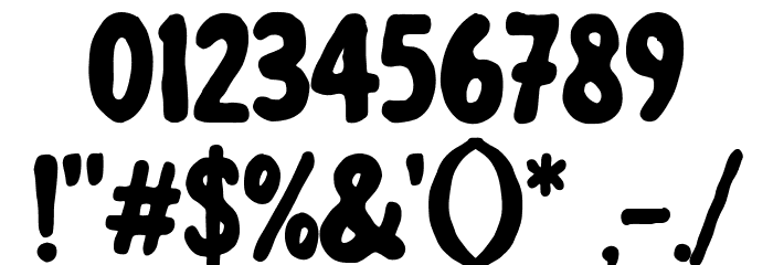 Cycha Cockie Regular Font OTHER CHARS