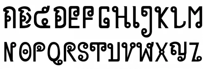 Cyclin Schriftart Groß