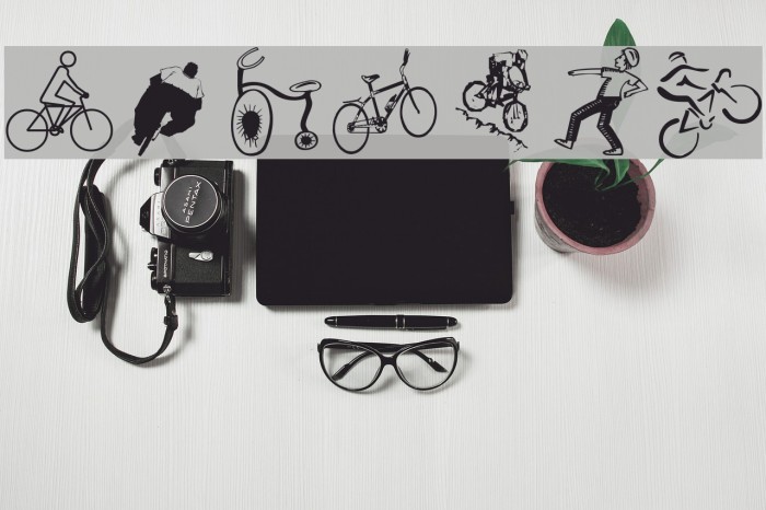 Cycling Font examples