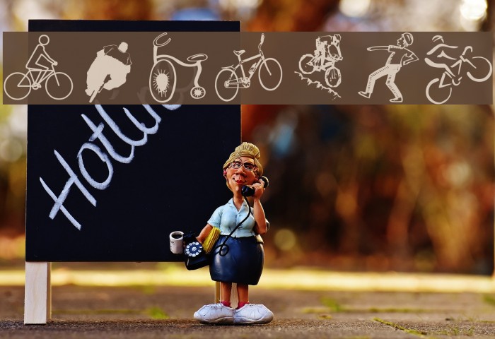 Cycling Font examples