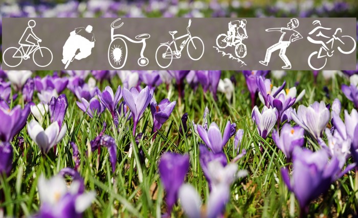 Cycling Font examples