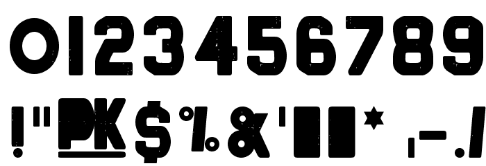 Cyclope Font OTHER CHARS