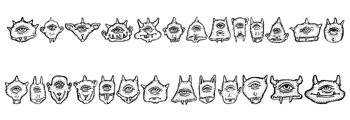 Cyclopia Regular Font LOWERCASE