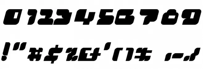 Cyclops Font OTHER CHARS