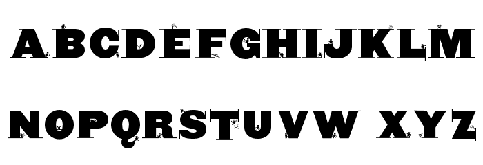 CyclopsBlax4Dirk Font LOWERCASE