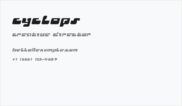 Cyclops Business Card