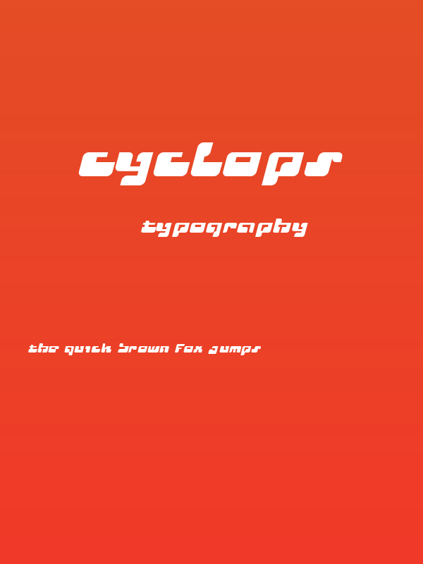 Cyclops Poster