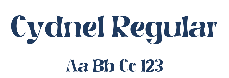 Cydnel Regular Font Preview
