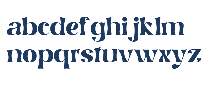 Cydnel Regular Lowercase