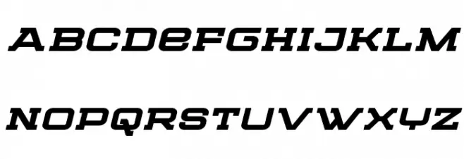 Cydonia Century Bold Italic फ़ॉन्ट अपरकेस