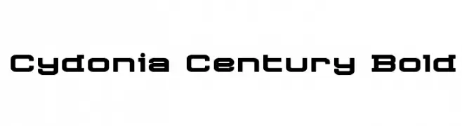 Cydonia Century Bold  免费字体下载