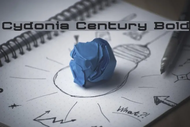 Cydonia Century Bold Example 2