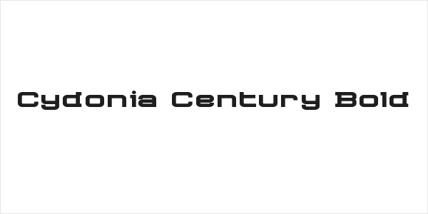 Cydonia Century Bold Logo