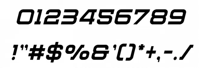 Cydonia Century Condensed Italic Font OTHER CHARS