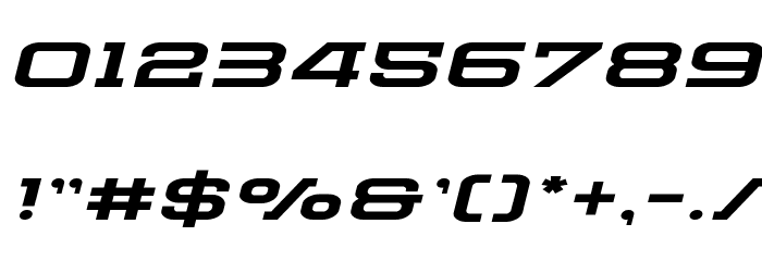 Cydonia Century Expanded Italic Font OTHER CHARS